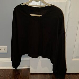 Women’s Black Long Sleeve Top (SMALL)